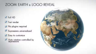 Zoom Earth and Logo reveal