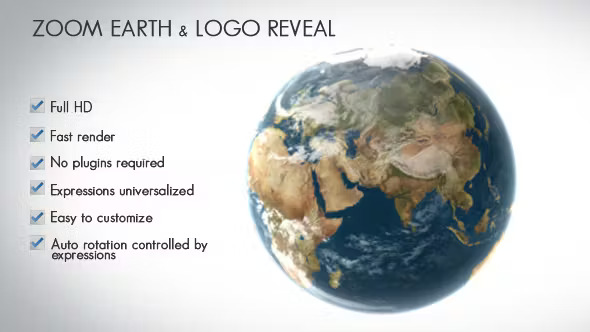 Zoom Earth and Logo reveal